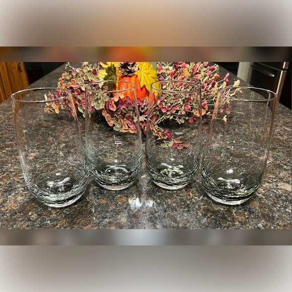 Pier 1-Smoke/Crackle Tumblers-Discontinued - Picture 1 of 5